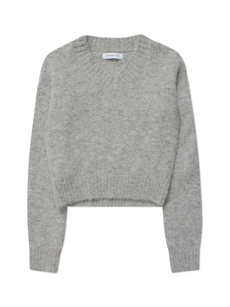 Meld Crop Knit Grey